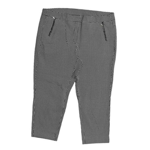 Lane Bryant Plus Size 26 Black/White Ankle Pants Zip Pockets - Picture 1 of 8